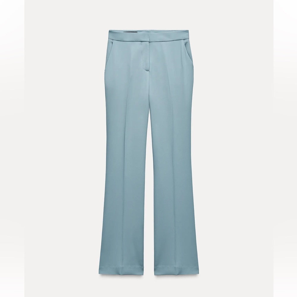 Zara Dusty Blue Suit Pants
